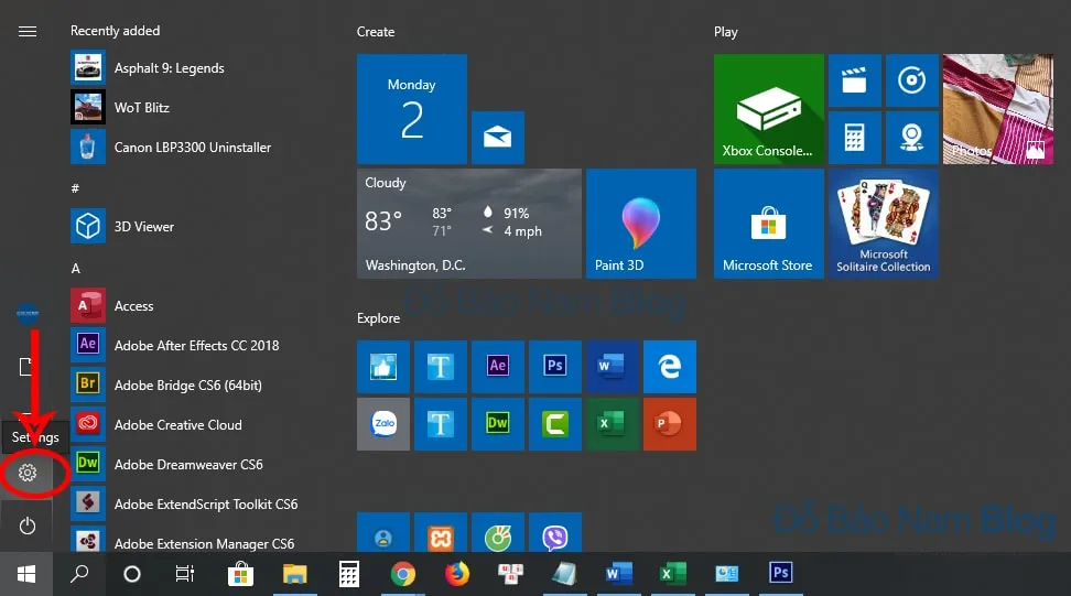 Cách mở Accounts Settings trong Windows 10 để xóa mật khẩu