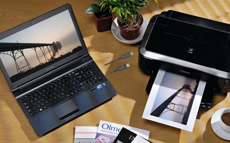 Sử dụng cáp USB để thực hiện cách kết nối máy tính và máy in