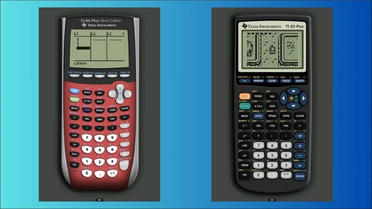 Giao diện của phần mềm Wabbitemu sẽ hiển thị một máy tính Casio ảo