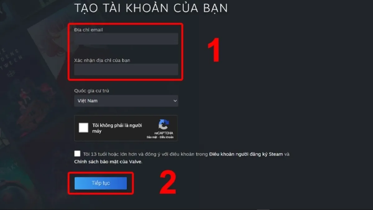 Quản lý tài khoản nhà phát triển game trên nền tảng Steam
