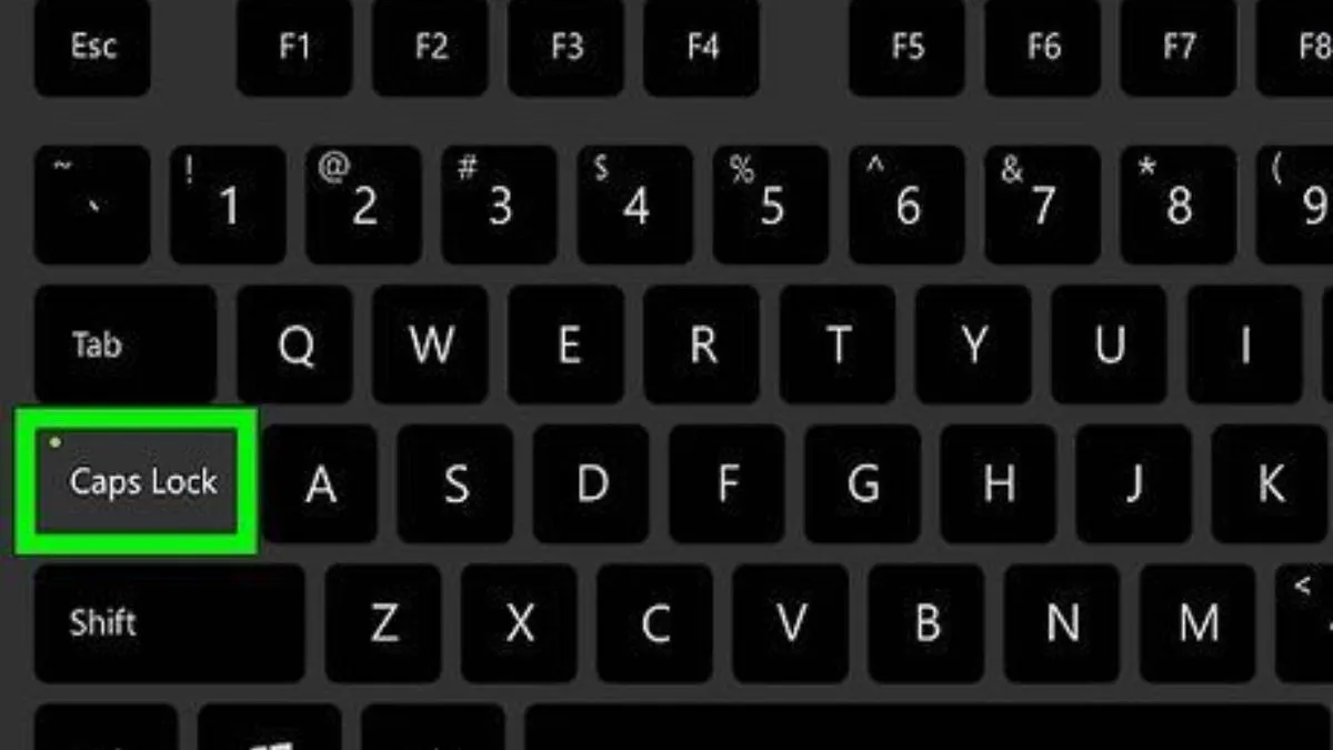 Hướng dẫn sử dụng phím Caps Lock để allintitle:cách viết hoa chữ cái đầu trên máy tính