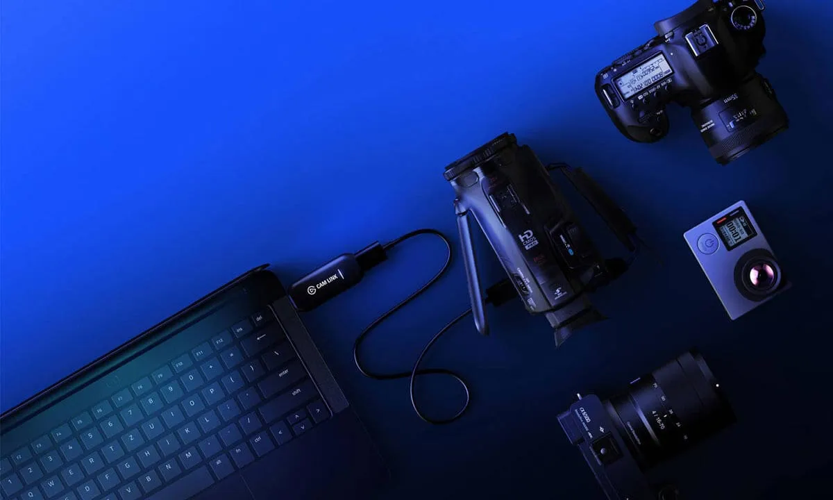 Camera camlink livestream máy tính