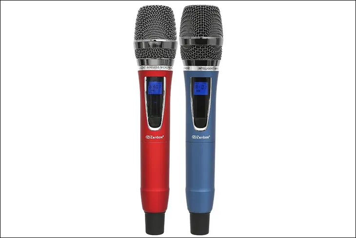 Cặp Micro Không Dây Zenbos MZ-212 Dễ Dàng Cầm Nắm