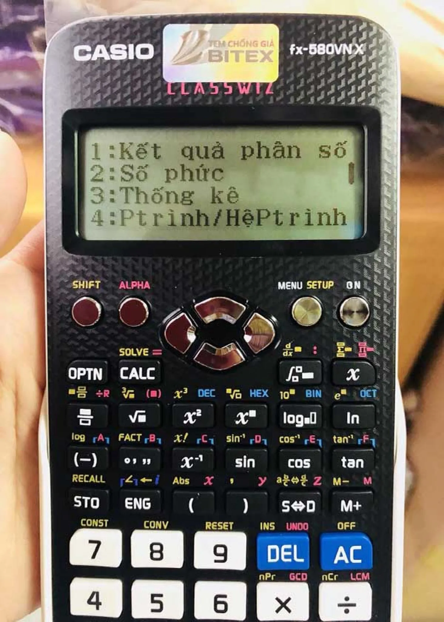 Máy tính Casio fx 580VNX