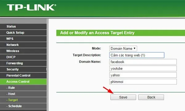 Điều chỉnh cài đặt trên Router để kiểm soát mạng
