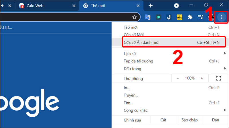 Cách Mở Web Ẩn Danh Trên Máy Tính Nhanh Chóng Và Toàn Diện