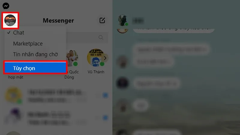 Cách bật chế độ tối cho Messenger trên máy tính