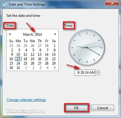 Chọn Clock, Language, and Region để truy cập cài đặt ngày giờ