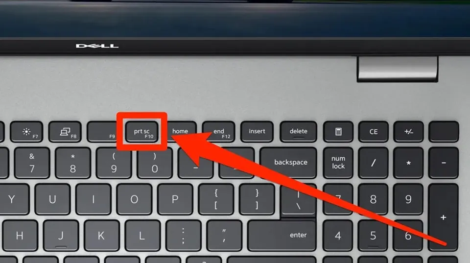 Hướng dẫn vị trí phím PrtSc trên bàn phím laptop Dell và Desktop