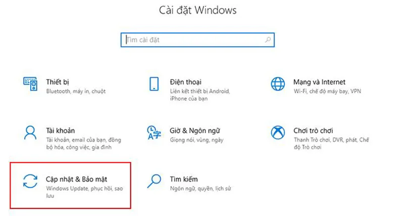 Cách reset laptop sử dụng tính năng Refresh và Reset có sẵn trên máy bước 1