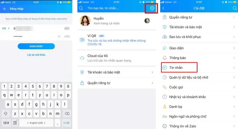 cách chuyển zalo từ máy tính sang điện thoại: Bước 5