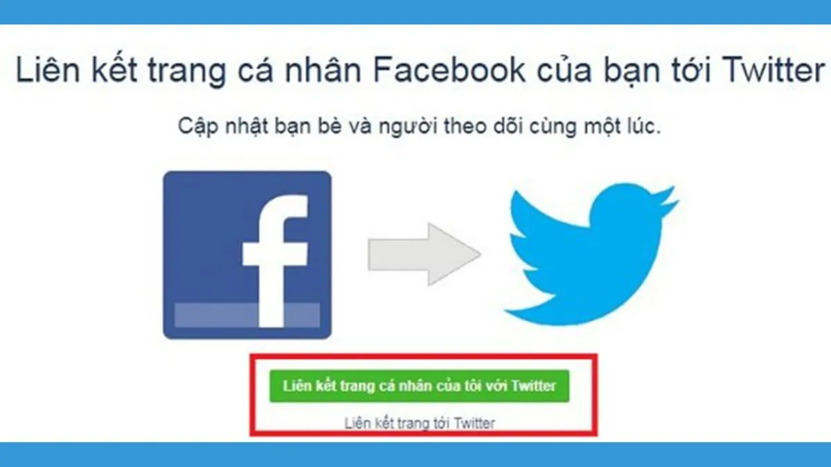 Bước 2: Cách đăng ký đăng nhập Twitter bằng Facebook