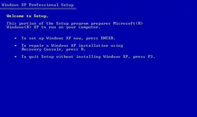 Sử dụng Recovery Console để sửa chữa hệ thống và reset lại máy tính Windows XP
