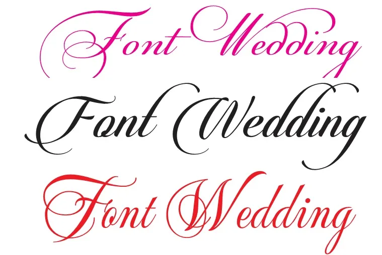 Các Loại Phông Chữ Thủ Công (Script Font) Phổ Biến Dùng Cho Tiêu Đề cách làm thiệp cưới trên máy tính