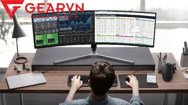 Môi trường làm việc lý tưởng với ánh sáng và vị trí màn hình được điều chỉnh