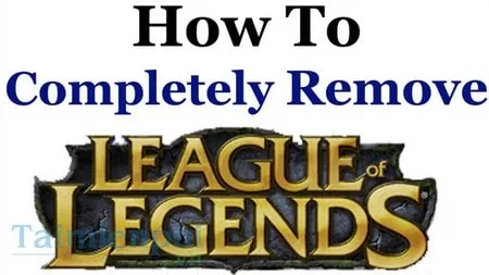 Màn hình giao diện game Liên Minh Huyền Thoại trên máy tính, minh họa cho việc cần gỡ bỏ triệt để