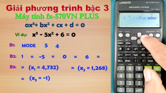 Cách Giải Phương Trình Bậc 1 Trên Máy Tính Casio Đầy Đủ Nhất