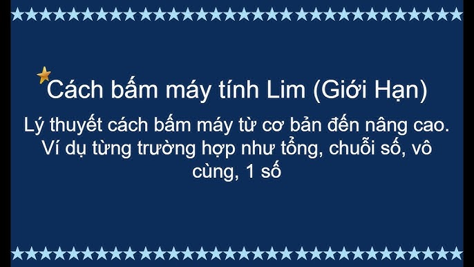 cách bấm máy tính chuỗi số: Hướng Dẫn Chi Tiết Và Các Kỹ Thuật Tối Ưu Tốc Độ Tính Toán