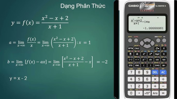 Cách Tìm Tiệm Cận Xiên Bằng Máy Tính Casio Và Các Phương Pháp Giải Nhanh
