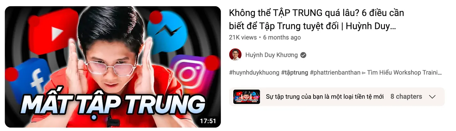 Danh sách các video mới trên YouTube, liên quan đến việc cập nhật phương pháp chặn nội dung mới