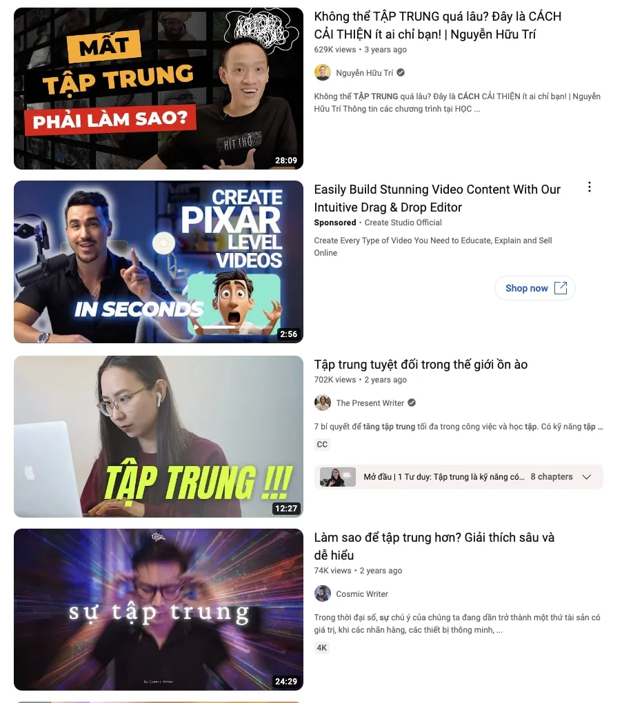 Tổng quan lượt xem trên YouTube, minh họa cho nhu cầu chặn nội dung không phù hợp