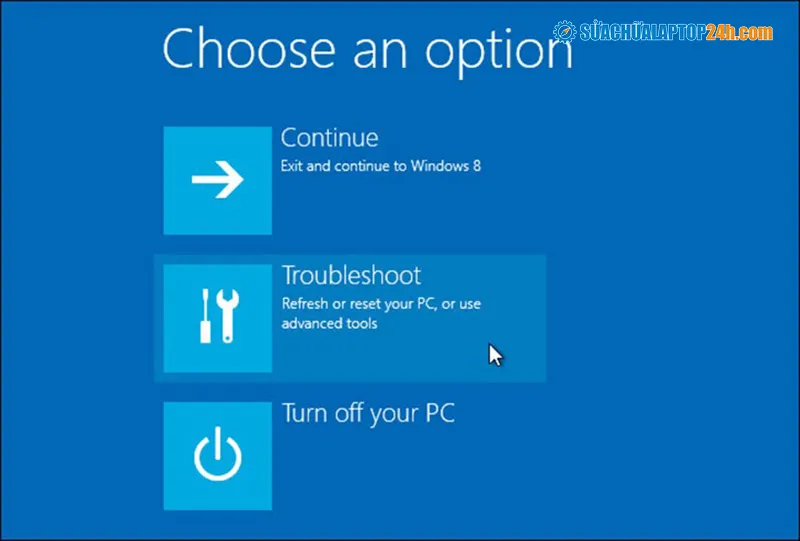 Thực hiện thiết lập lại BIOS hoặc UEFI để khởi động từ phương tiện khôi phục dữ liệu