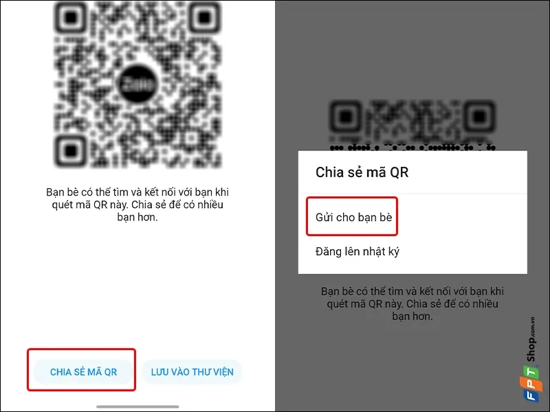 Chia sẻ Mã QR: Cách lấy link Zalo an toàn hơn