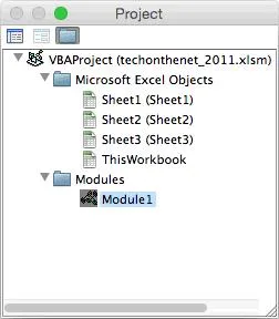 Cửa sổ Project Explorer hiển thị cấu trúc các đối tượng Excel như Sheet, ThisWorkbook và Module 1, giúp quản lý cách mở cửa sổ trên máy tính.