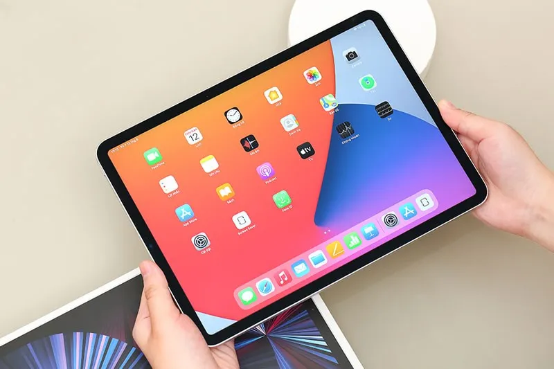 Giao diện hệ điều hành iPadOS trên iPad Pro, đại diện cho dòng máy tính bảng cao cấp