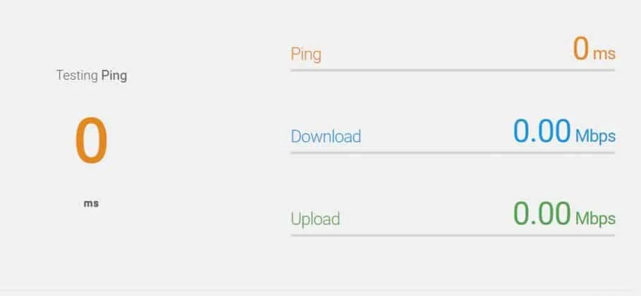 Giao diện SpeedSmart.net với các thông số chi tiết về tốc độ mạng