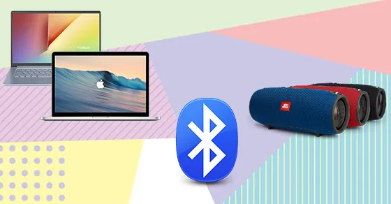 Hình minh họa khái niệm kết nối Bluetooth, mô tả cách thiết bị kết nối không dây với nhau