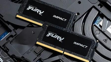 Module RAM DDR4 SO-DIMM Kingston FURY Impact, thành phần quan trọng trong cách nâng cấp máy tính xách tay