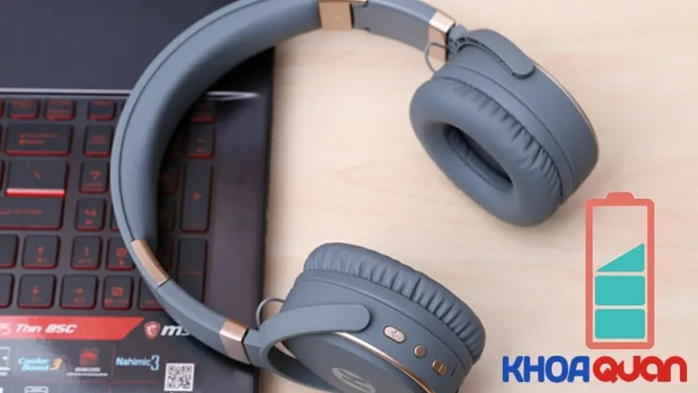 Kiểm tra kết nối Bluetooth và dung lượng pin tai nghe không dây khi máy tính không nhận