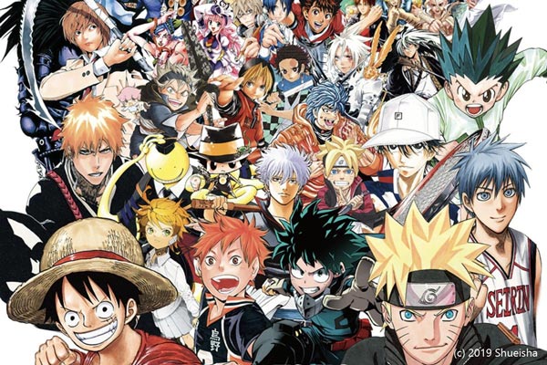 Các nhân vật xuất hiện trong các cuốn truyện tranh Manga