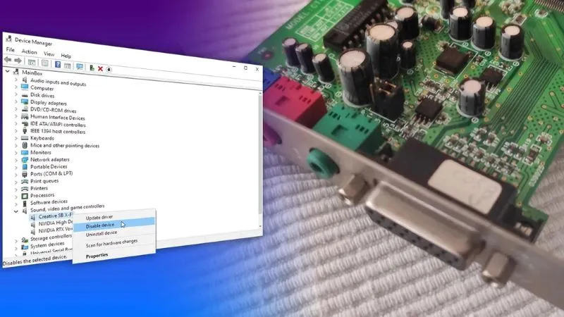 Kiểm tra trạng thái và cập nhật driver âm thanh để khắc phục lỗi loa máy tính bị rè