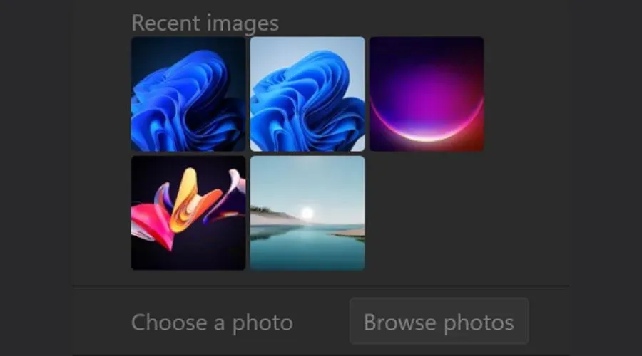 Lỗi khiến hình nền không thể thay đổi