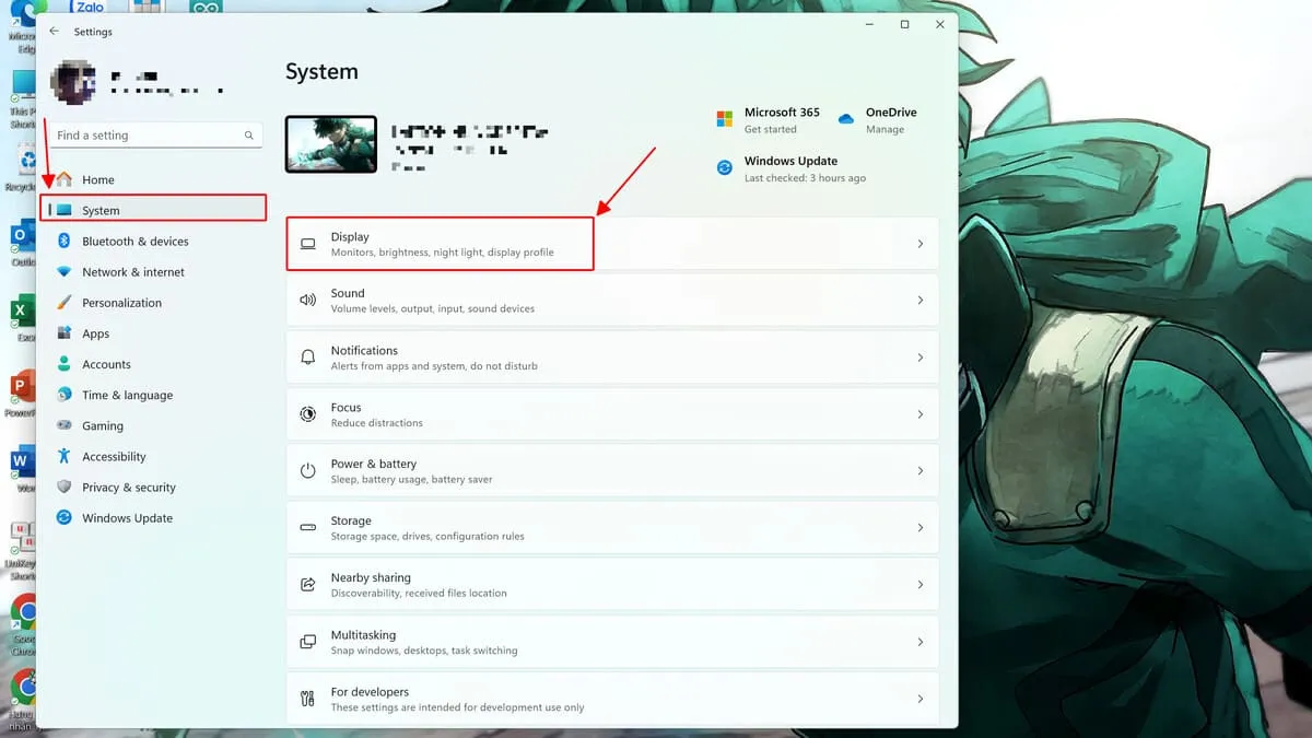 Sửa màn hình máy tính bị phóng to bằng Custom Scaling bước 1