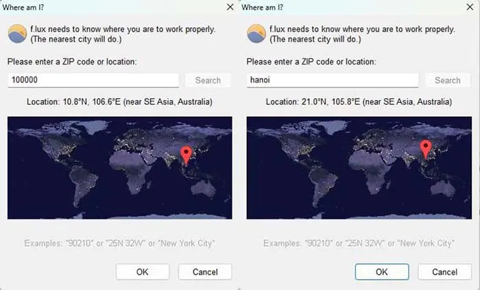 Giao diện cài đặt Display Settings trên Windows 10, hiển thị tùy chọn Night Light để điều chỉnh màn hình máy tính