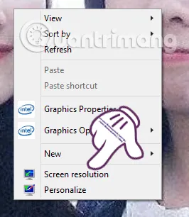 Chọn Screen Resolution Để Mở Cài Đặt Hiển Thị Trong Windows 8/8.1