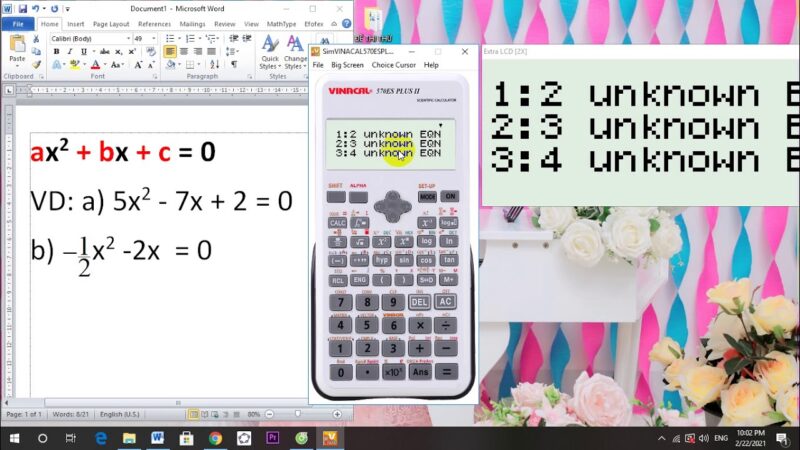 Cách Bấm Máy Tính Giải Phương Trình Bậc 2 Vinacal Chi Tiết Từ A Đến Z