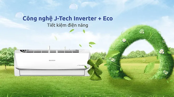 Máy lạnh Sharp Inverter 1 HP, lượng điện năng tiêu thụ thực tế khác biệt so với tính toán lý thuyết