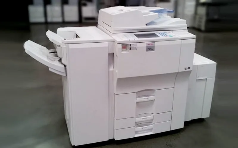 Máy Photocopy Ricoh Aficio MP8000 và quy trình kết nối máy tính