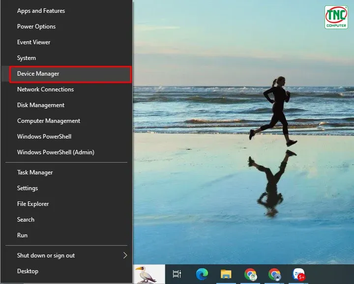 Mở Device Manager để kiểm tra driver, bước đầu khắc phục máy tính bị chậm