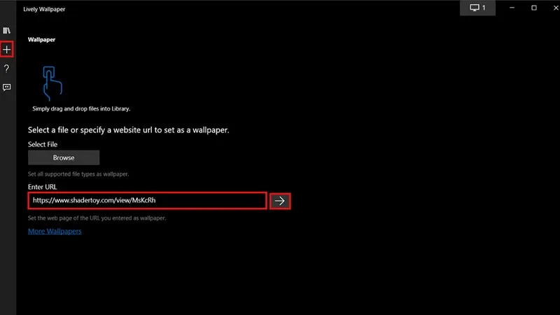 Nhập URL video YouTube để sử dụng làm hình nền động cho Windows 11
