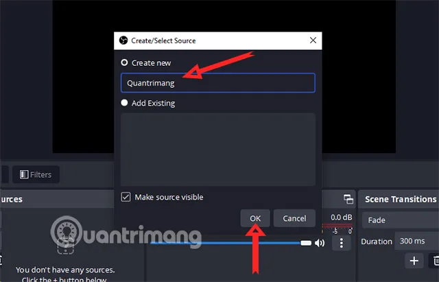 Thiết lập Display Capture trong OBS Studio để ghi video màn hình máy tính