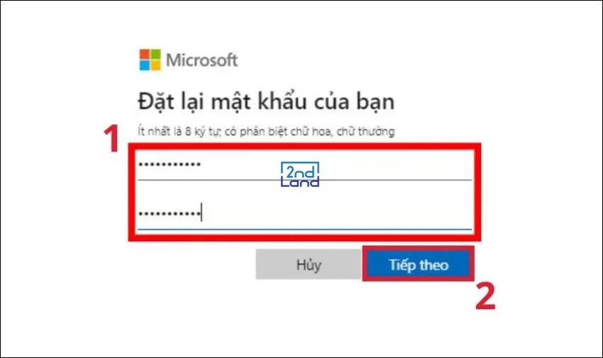 Màn hình đăng nhập Windows sau khi đã đặt lại mật khẩu