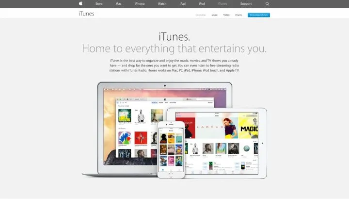 Giao diện ứng dụng iTunes trên máy tính, minh họa cách sử dụng itunes trên máy tính để quản lý thư viện nhạc.