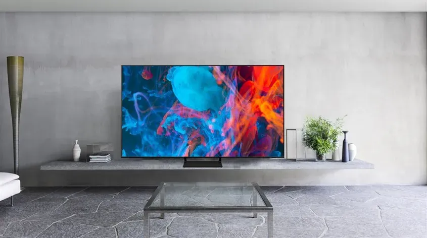 Smart Tivi QLED 4K Samsung QA65Q60B thể hiện tính thẩm mỹ cao khi nên mua tivi android hay smart tivi