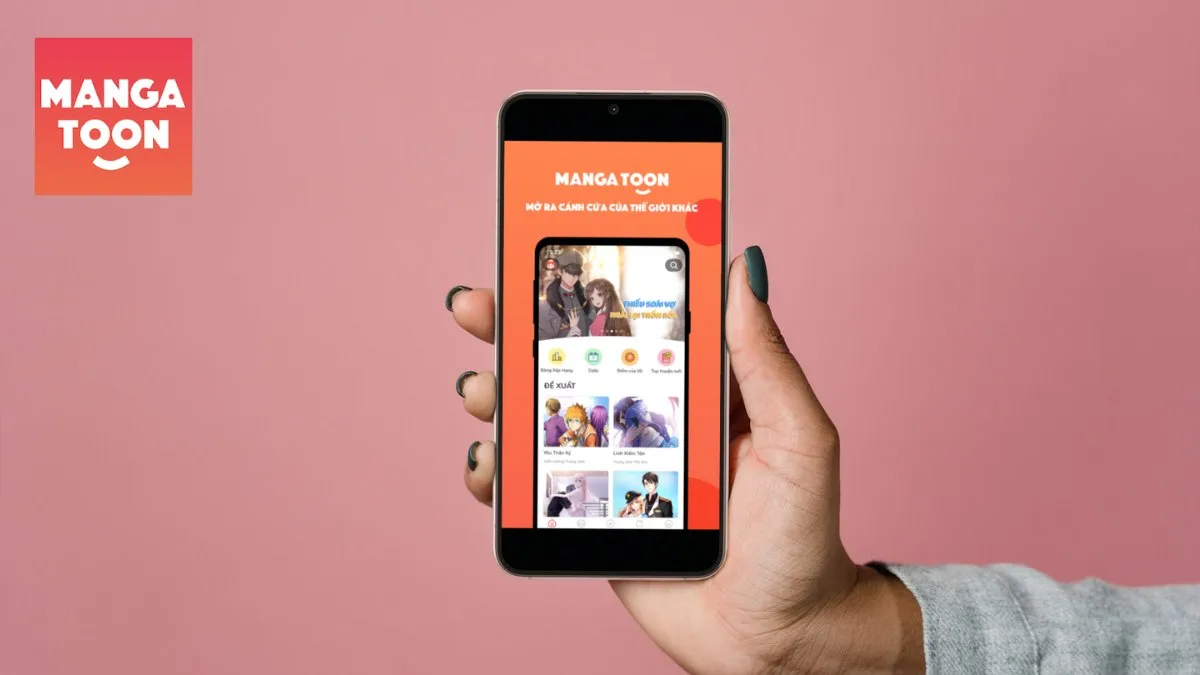 MangaToon: Giao diện chính và thông tin chi tiết ứng dụng đọc truyện tranh màu