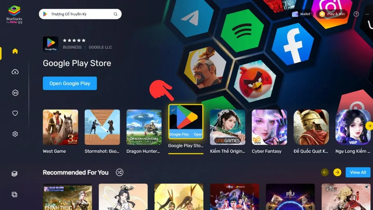Đăng nhập tài khoản Google trên trình giả lập Android như BlueStacks